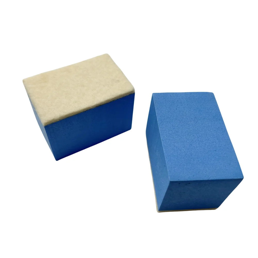 Мастер-0176 лидер продаж полировка стекла автомобиля и вощеная губка пенопластовый аппликатор полировальный блок шерсти