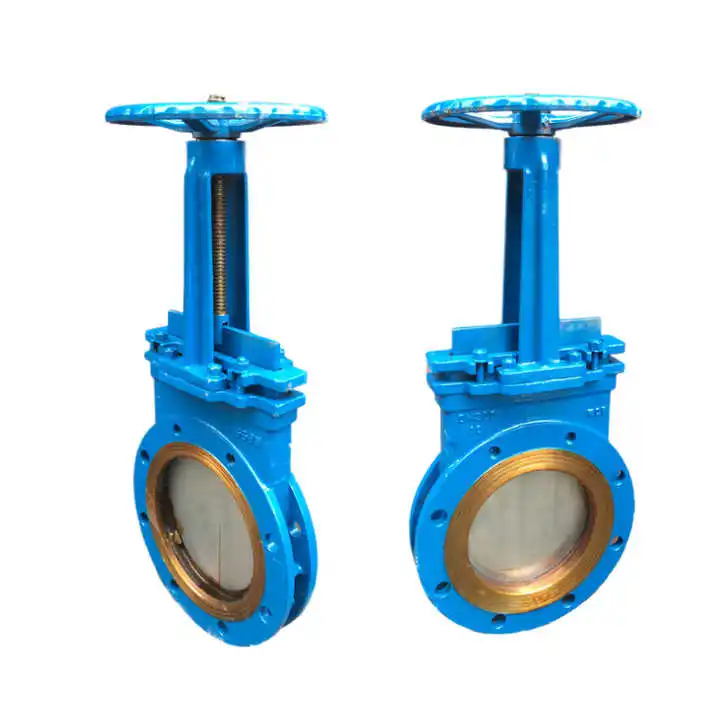 Knife Gate Valve Dn250 Pn16 Heavy Duty Slurry Knife Gate Valve Carbon