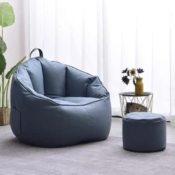 2022 living room popular leisure removable comfortable bean bag sofa chair bean bag cover