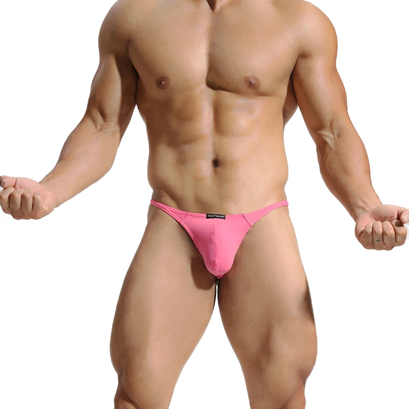  Mens T-Back Thongs Sexy Low Rise G-String Briefs