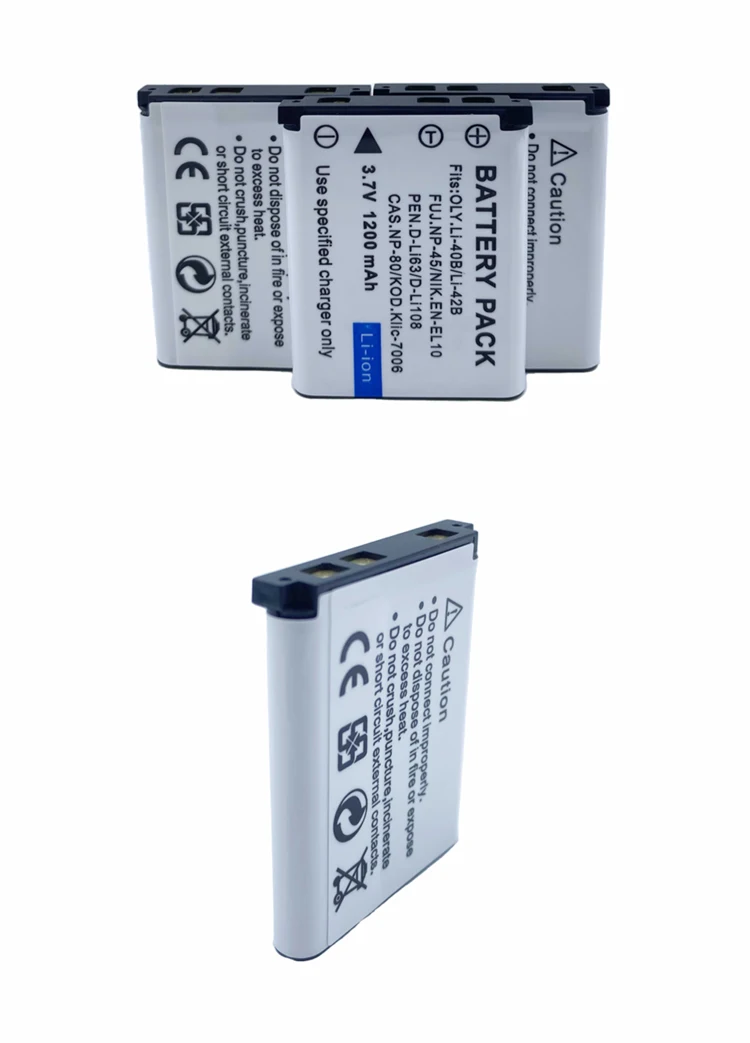 Li40b /40b /el10/li63/dli1088/np80 Digital Camera Battery For