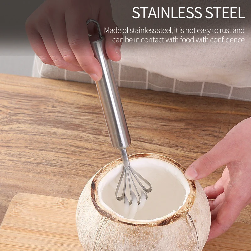 Manual  Coconut Scraper Fish Scale Remover Fruit and Vegetable Grater Stainless Steel Coconut Grater for Kitchen