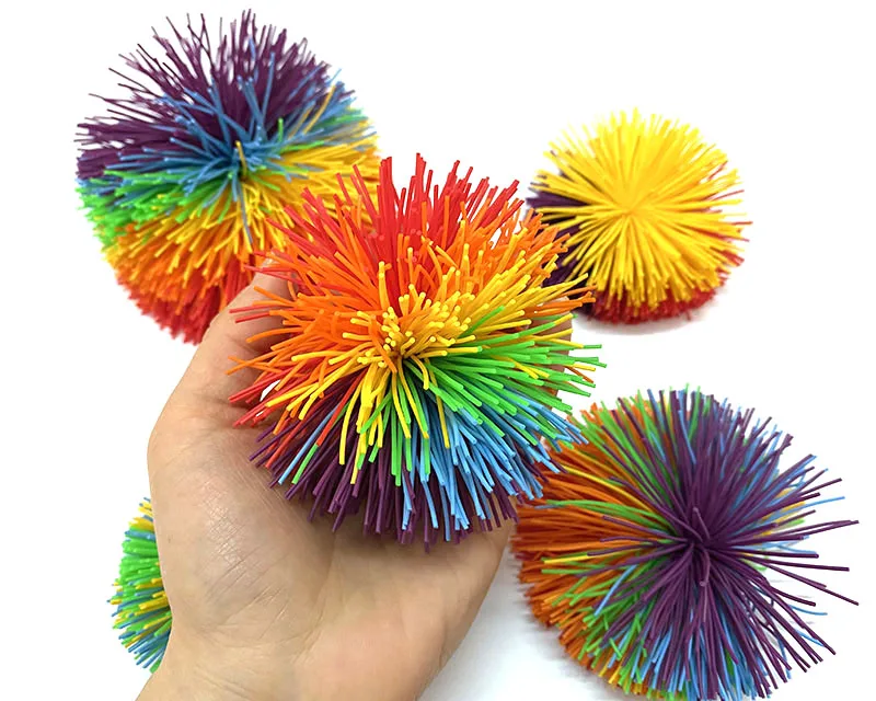 Радужный мягкий мяч из силикона игрушки-Мячи