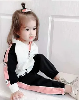 2021 Kids Fall Boutique Girls Printed 2-piece Children Clothes Baby Girls' Clothing Sets