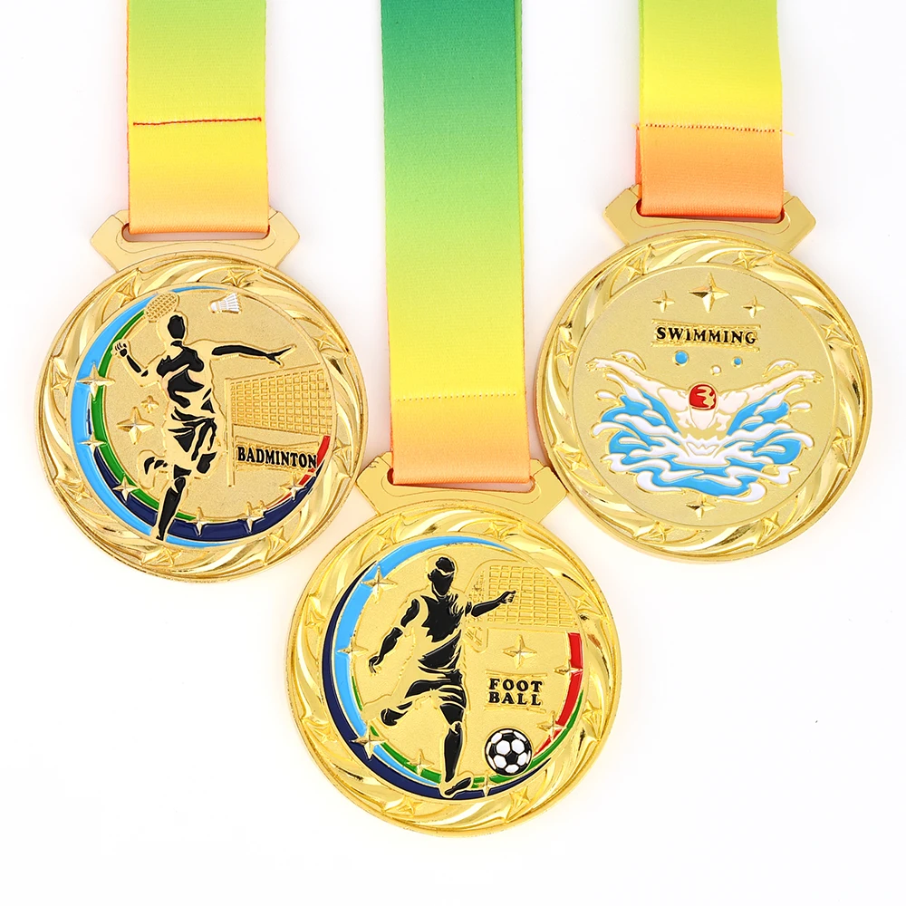 Wholesale Low MOQ Zinc Alloy 3D Medals - Custom Designs