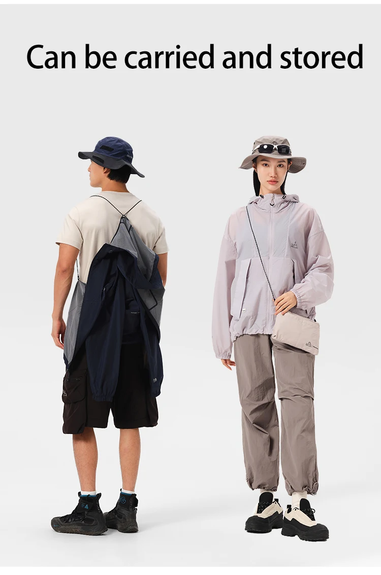 PELLIOT Outdoor Sun protection Breathable UV protection UPF50+ Sports Summer Sunproof Fishing Shirts Coats