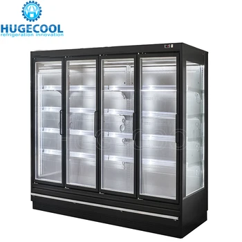 冷蔵ディスプレイケース スーパーマーケット用マルチデッキ冷蔵ショーケース冷凍庫