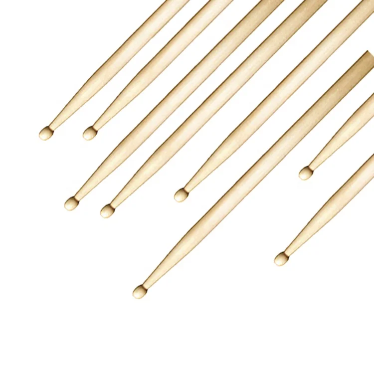 High Quality Custom Logo Drum Sticks 2B 5A 5B 7A Major Mace Stick Made from Maple Wood