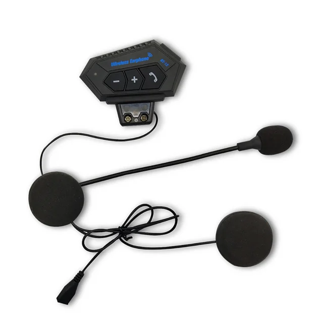 Wireless Hotorcycle Helmet BT Headset IP65 Waterproof BT12 motor headphone