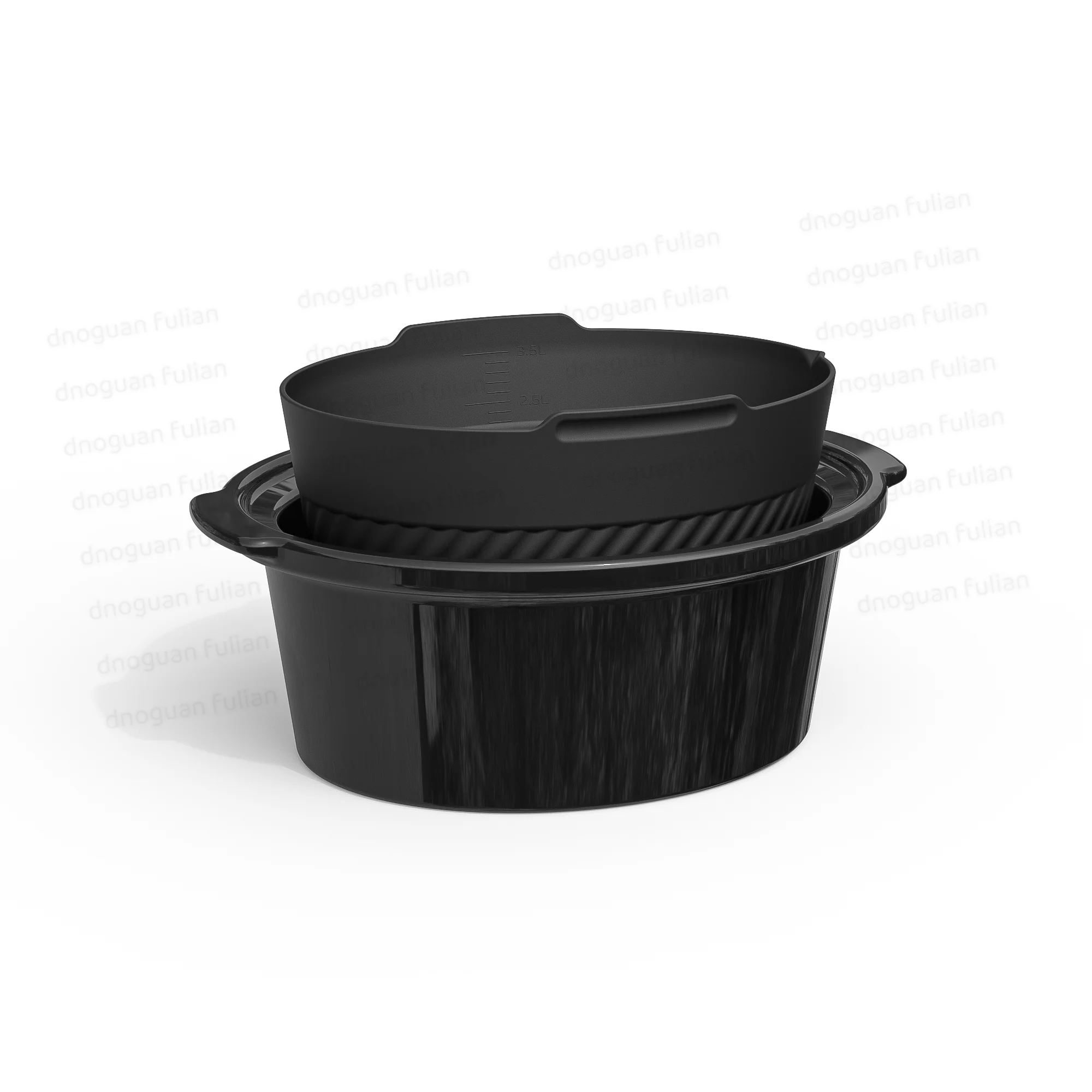 2023 New All In One Fit 6 Quart Reusable Slow Cooker Liners Foldable Leakproof Silicone Crockpot