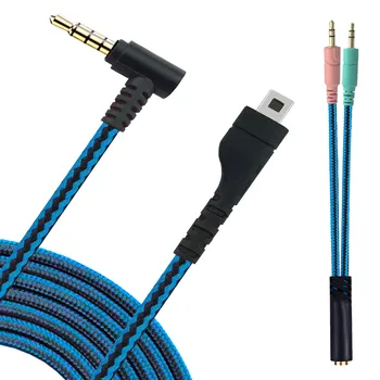 2m gaming headset replacement cable audio compatible with SteelSeries Arctis 1 3 5 7 9 PRO audio cable source manufacturer