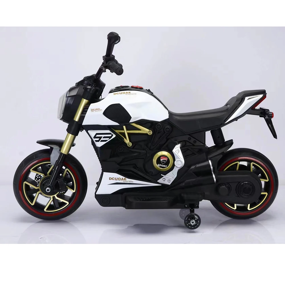 New Model Large Size Children Electric Motor Car for 2-8 Years Old Seatable Double Person Rechargeable Tricycle