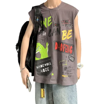 Cotton polyester Material Comfortable men clothes casual Loose Leisure holiday Round Neck t-shirt