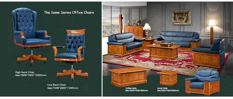 Arabian-style Luxurious Exclusive Solid Wood Classic Manager Executive Desk Workstations Boss Royal Office Furniture