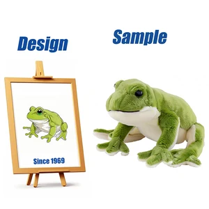 Shengye Toy Factory Brand Manufacturer Custom Design Your Own Cartoon Character Soft Stuffed Toy Amphibians Animals Plush Frog