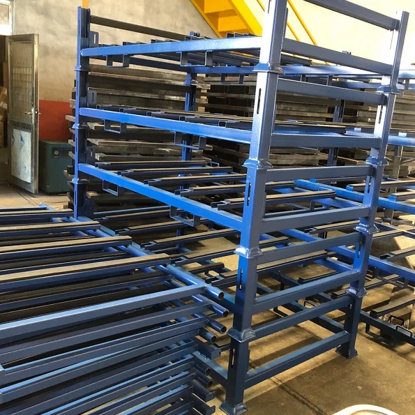 Factory Customized Storage Racks Glass Transport Shelf Sheets Warehousing Unit