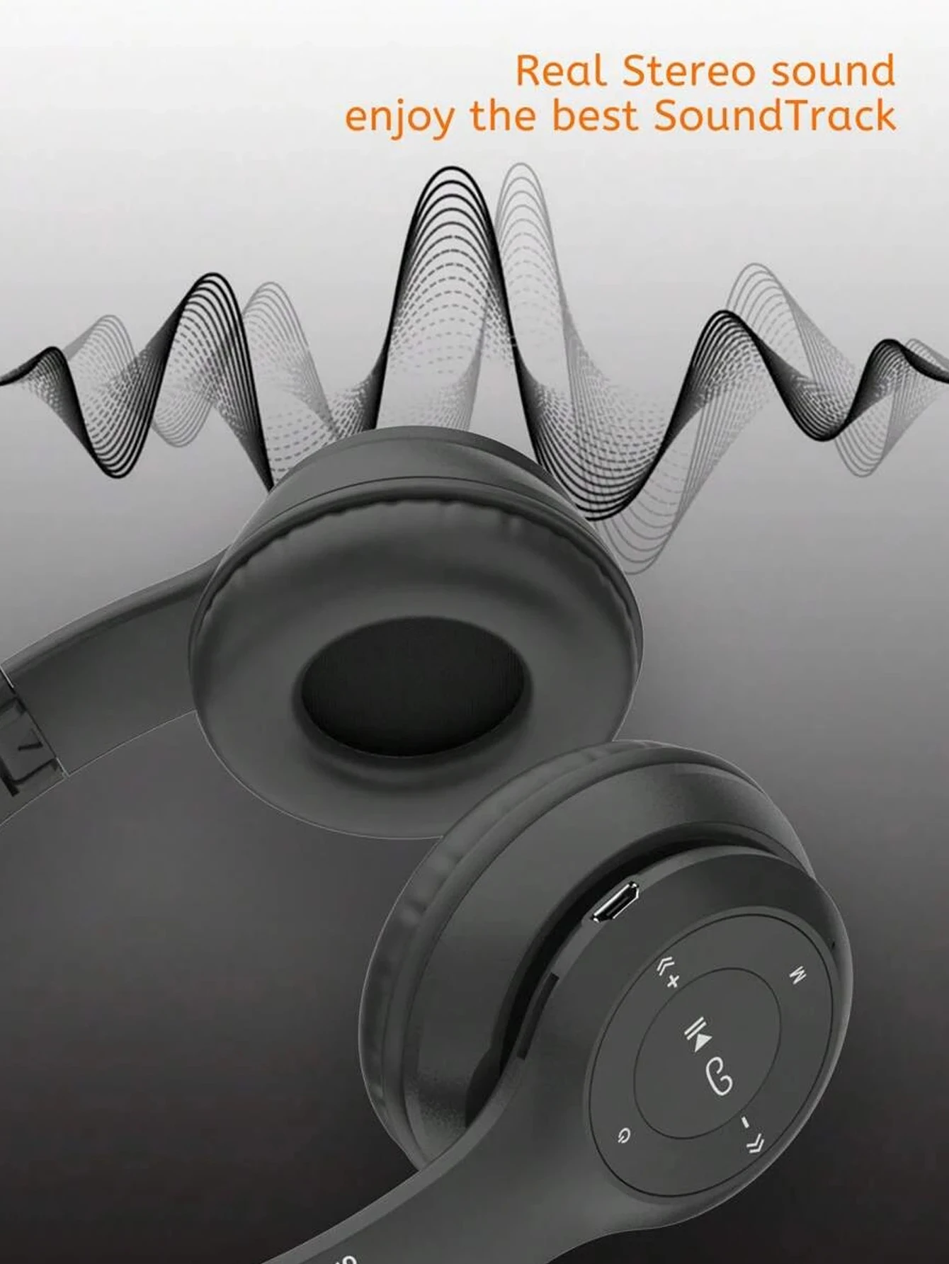 P47 Wireless Bluetooth Headphone With Microphone Foldable Headsets Bass HiFi Sound Music Stereo Earphone For Smartphones TV Game
