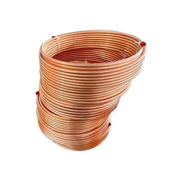 Cheap Price 6 Inch Seamless Round Copper Pipe C1220 C2400 3 Inch Pure Pancake Coil Copper Pipe