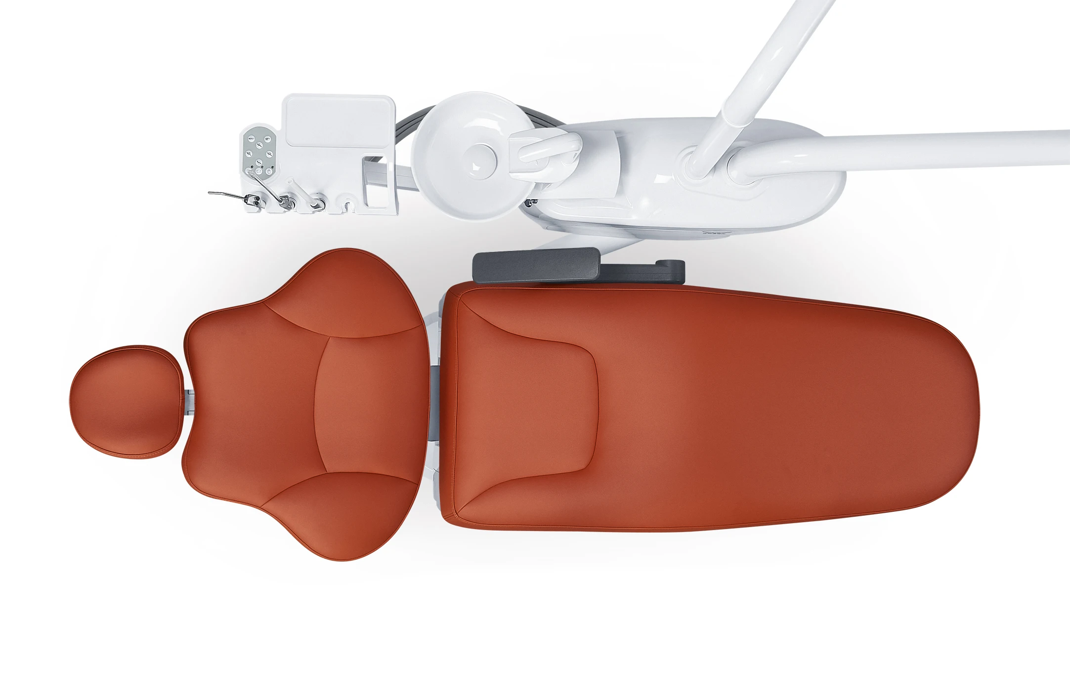 GD-S200 PLUS Dental Chair with Imported Stable Motor Metal Frame Backrest Portable Dental Suction