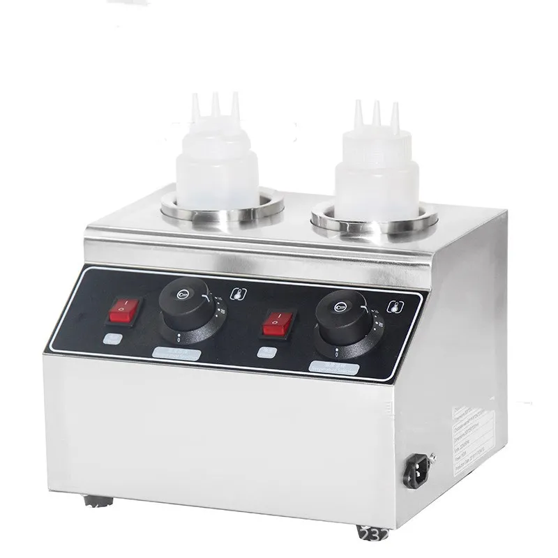 110V 220V Electric Commercial Stainless Steel Hot Sauce Squeeze Bottle  Chocolate Heater Warmer Machine