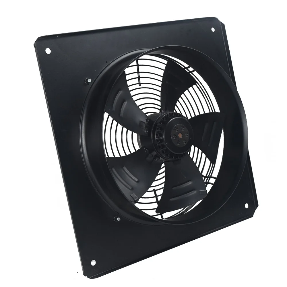55W Low Noise External Rotor Axial Flow Fan Pipeline Ventilation Fan Industrial Exhaust Fan Kitchen Strong Smoke Exhaust