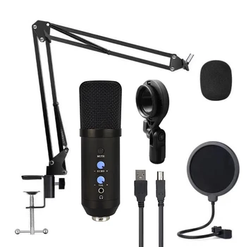 ASMR Microphone for Studio Recording Desktop Accessories for Laptop PC Zoom Meetings and Office Use Plug-and-Play