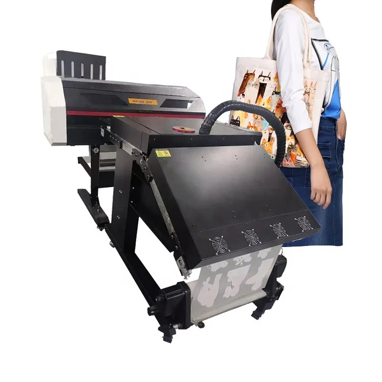 Dtf Printer Latest Technology No Powder System I3200 Heads 60cm Premiium  Full Digital DTF Printer