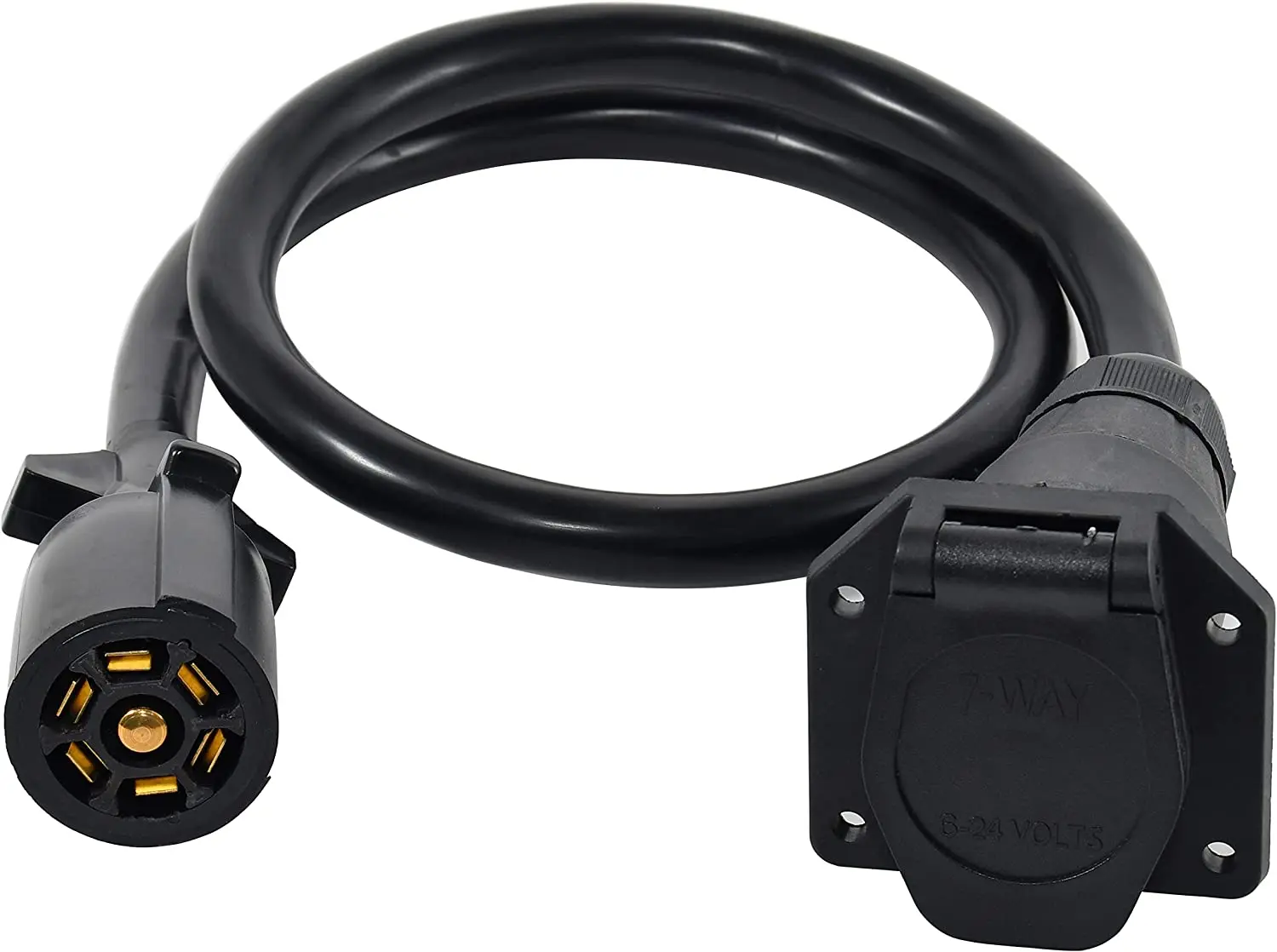 7 Core Wiring Harness Extension Plug Trailer Extension Cord With Double Prongs Connector Buy 7
