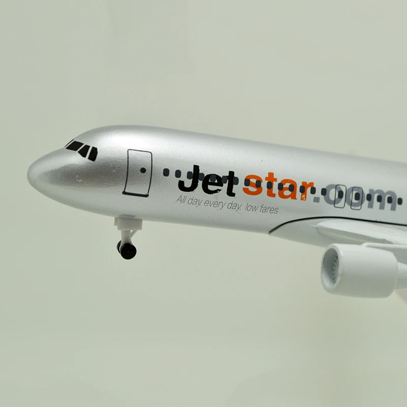 Jet Star AIRBUS A320 Passenger Airplane Plane Metal Diecast Aircraft Model 