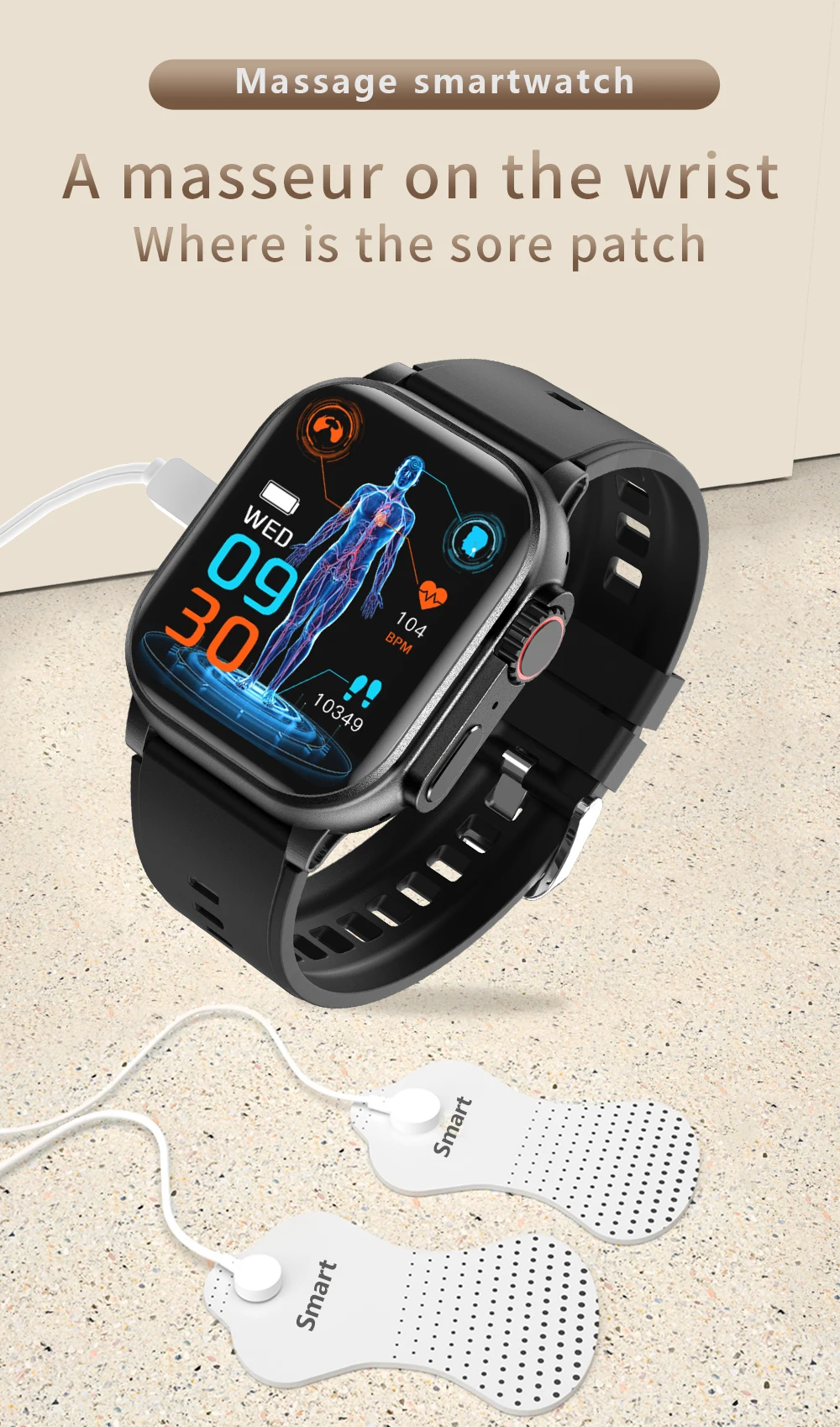 Ecg Health Smart Watch 2023 Best Seller Relojes Inteligentes Oem Odm