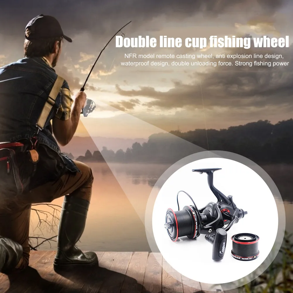 Moulinet De Pêche Zite Fishing Base Reel 3000 - 3BB Avec 2 Bobines Aluminium, Frein Avant Précis Et Manivelle Pliante Pour Truite, Carpe & Débutants