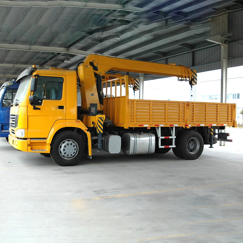 8 Ton Loading Capacity Telescopic Boom Truck Mounted Crane SQ8SK3Q With Cheap Price