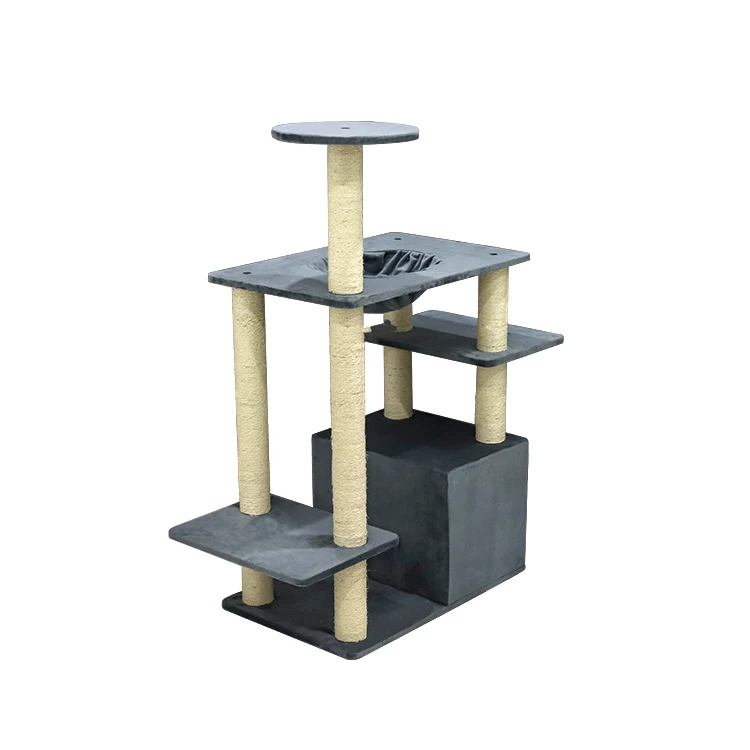 
 Большая башня Кондо Мебель царапинный столб домик для домашних животных игровое дерево для кошек  
