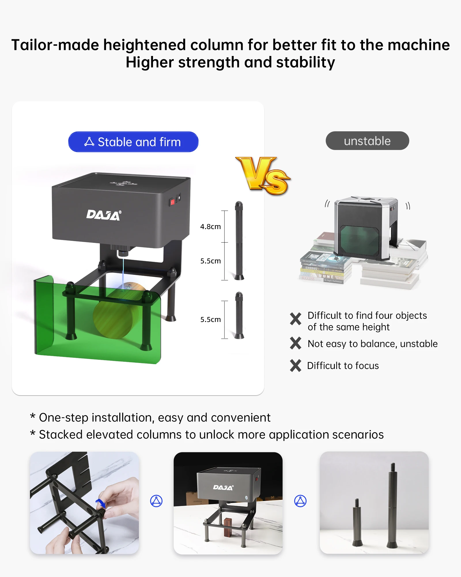 DAJA DJ6 Laser Engraving Machine APP Control DIY Laser Engraver