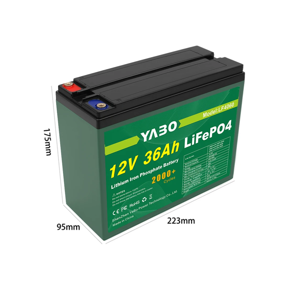 Ready to Ship Good Quality Rechargeable Lithium Ion 32700 Battery Pack 12V 36Ah Rechargeable Lithium Ion Battery