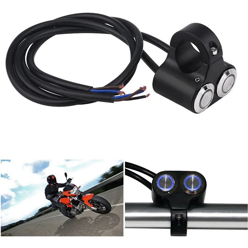 Универсальный переключатель на руль мотоцикла 7/8 дюймов 22