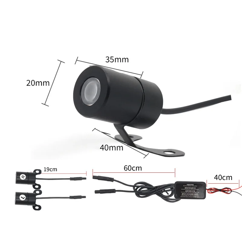 Universal Motorcycle Specific Angel Wing Waterproof Electric Vehicle Wing Welcome Projection Light Motorcycle Modification