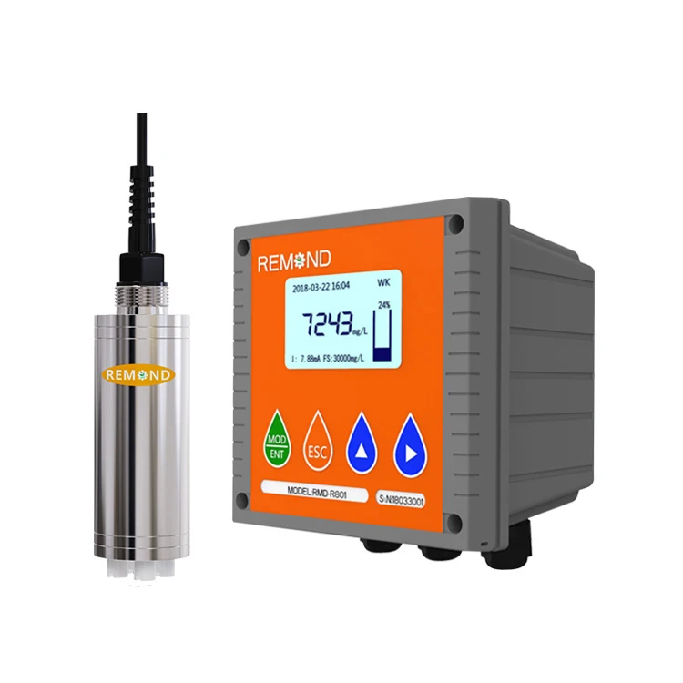 TSS Meter Total Suspended Solids Sensor MLSS Probe Sensor RS485 Suspended Solids Meter for Sewage Water