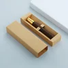 Matte amber perfume bottle + Gold sprayer + Kraft box