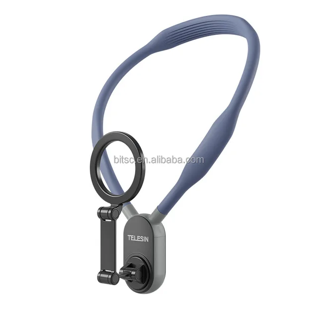 New Technology Custom Phone Holder Around the Neck for Smartphone Silicone Magnetic Phone Neck Hanging Phone Holder
