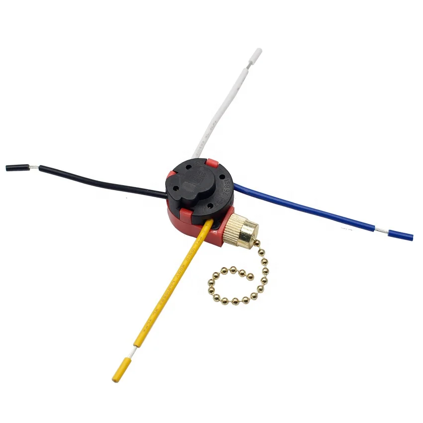 Zing Ear ZE-268S1 Ceiling Fan Control - 3 Speed, 4 Wire
