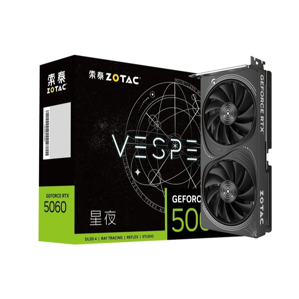 ZOTAC GEFORCE RTX 5060 8GB VESPERA OC - Ultimate Gaming GPU