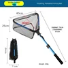 Triangular folding dip net-double section floating model