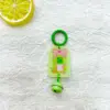 Anillo de resorte verde rico acrílico 17 campana