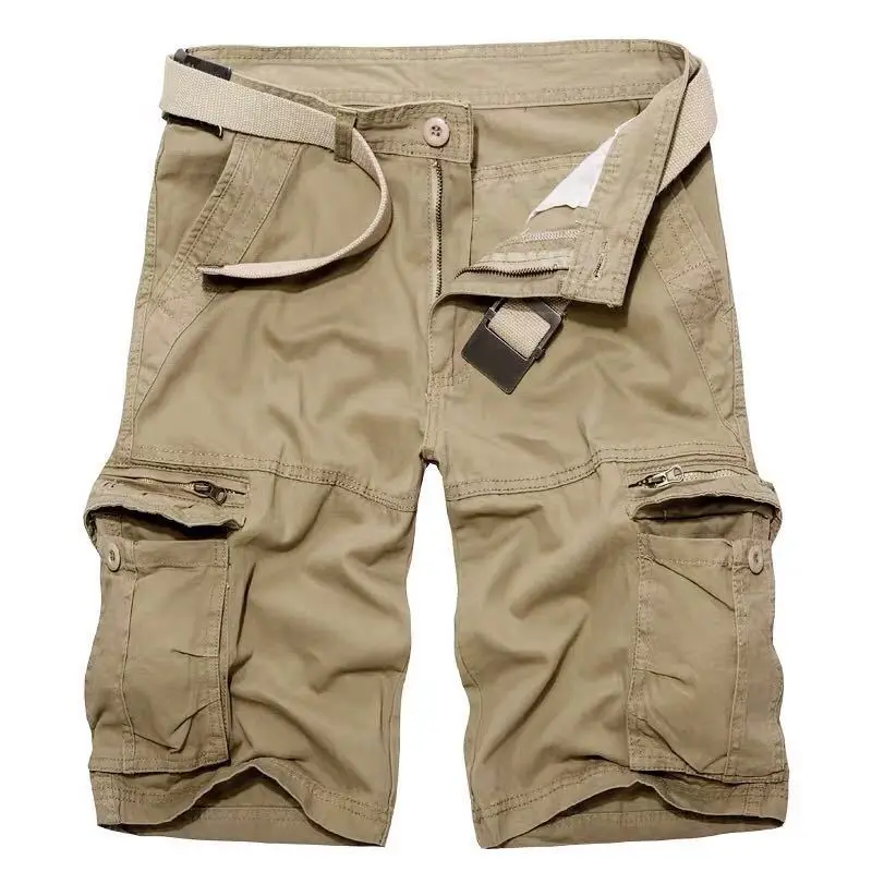 Hochwertige, individuelle Gym-Sommer-Cargo-Shorts für Herren in Übergröße, schwarze Denim-Shorts für Herren in Cargo-Shorts163_voghion.com