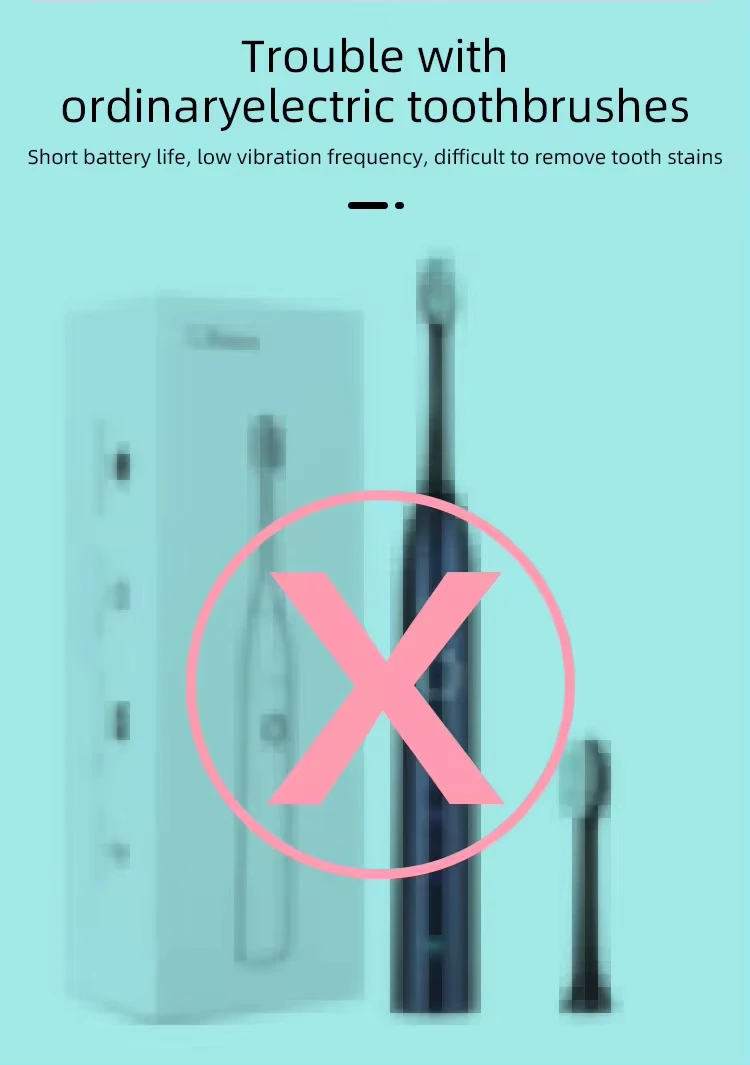 Baolijie SN302 Customizable Private Label Travel Style Adult Sonic Toothbrush Portable Electric Toothbrush
