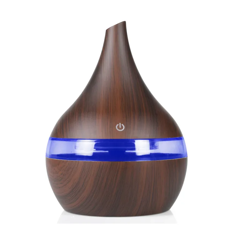 300ml Mini Humidifier Essential Oil Diffuser Aromatherapy Electric Wood Ultrasonic Air Diffuser Cool Mist Maker Air Humidifier
