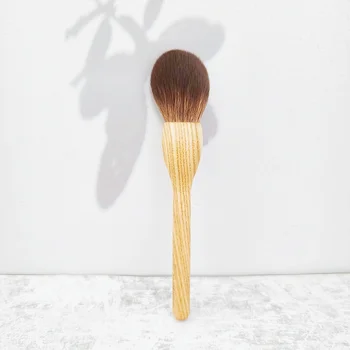 Wood Handle Fluffy Super Soft Blush Brush Contouring Foundation Brush Setting Powder Brush