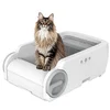 Gray Top Open Smart Cat Litter Box