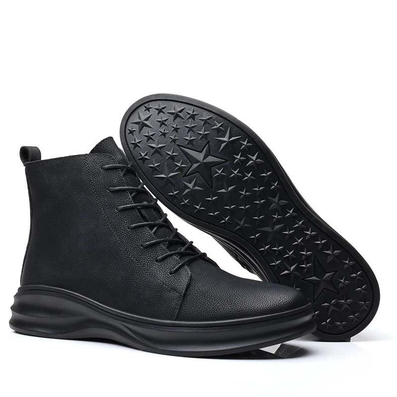EXE Botas deportivas negras suela track